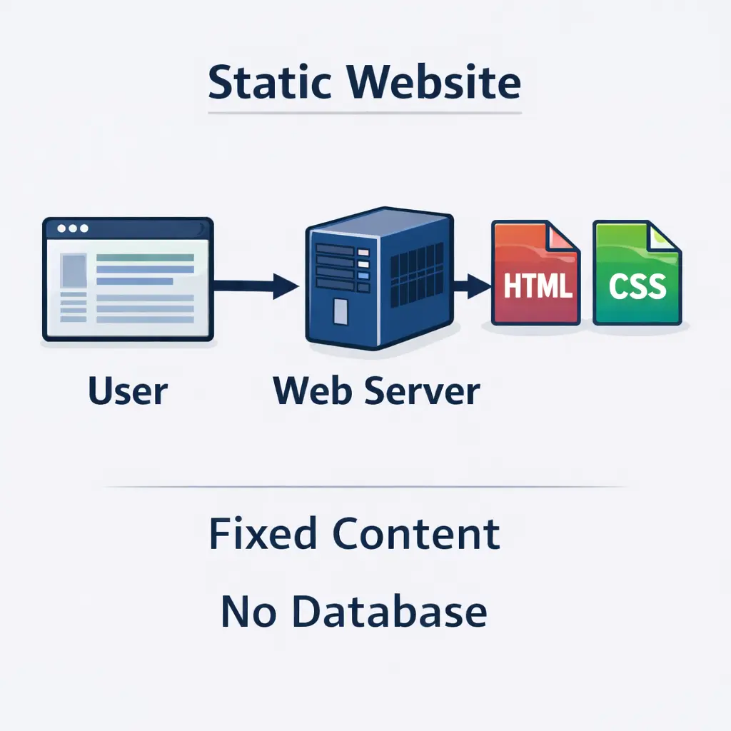 static vs dynamic sites
