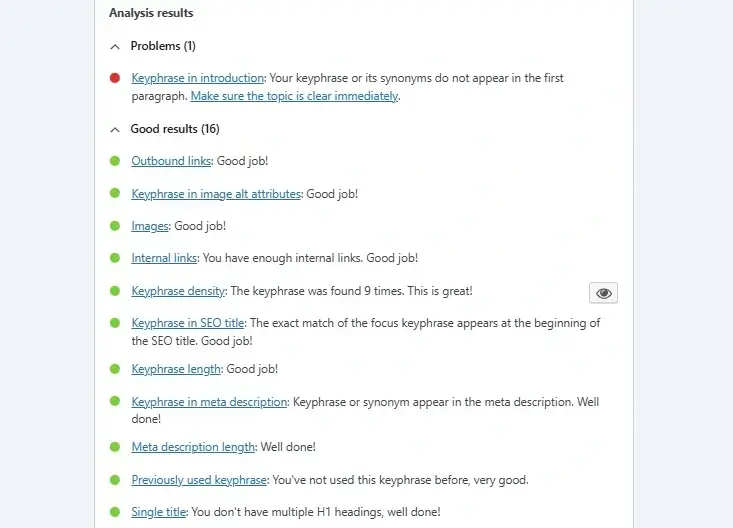 Yoast Seo Plugin