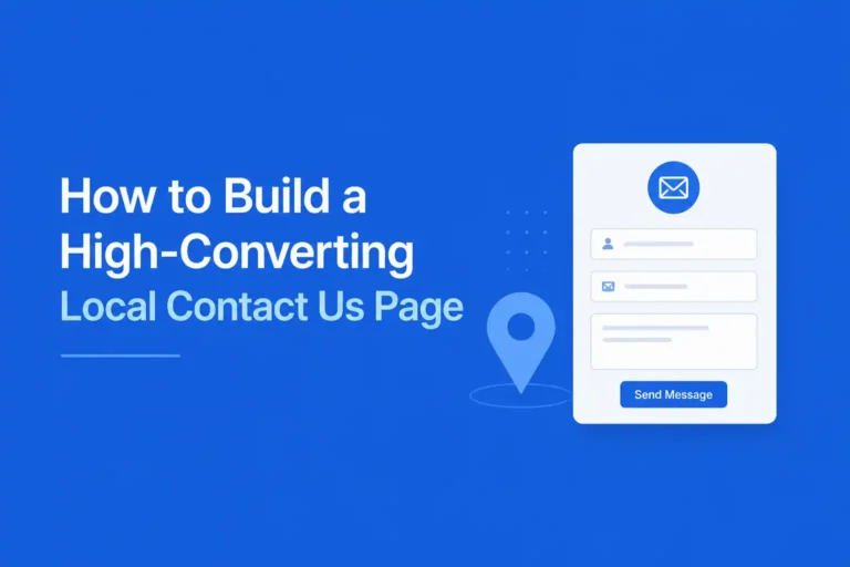 How to Build a High-Converting Local Contact Us Page 