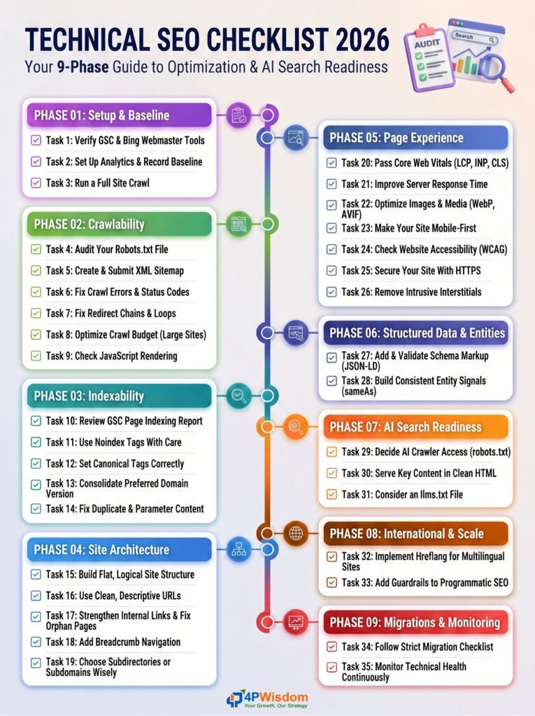 Technical SEO Checklist 2026